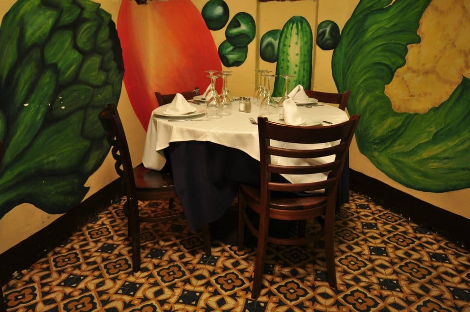 Mesa del restaurante en sabadell