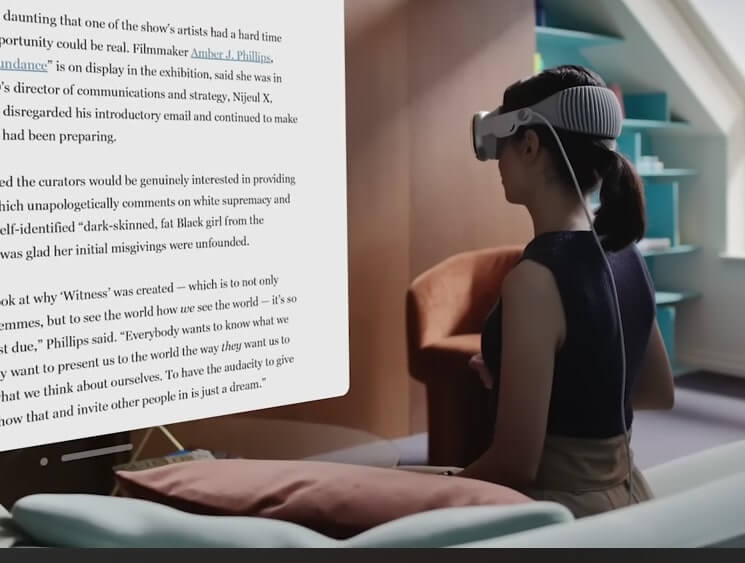 Desconexión emocional Apple Vision Pro