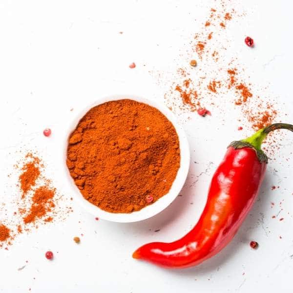 Valores nutricionales de la pimienta Cayena