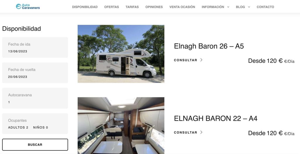 Cuánto cuesta alquilar una autocaravana